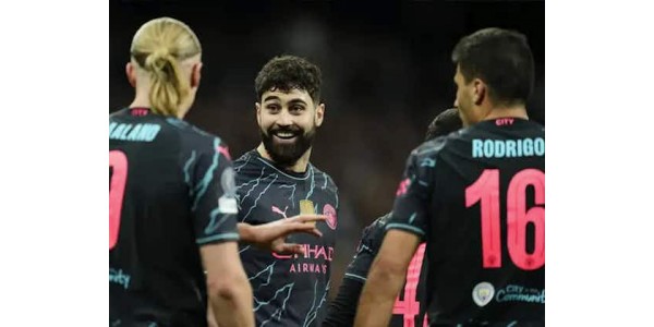 Joško Gvardiol scorer endelig Manchester Citys første mål